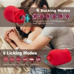 licking modes and sucking modes for the rose toy