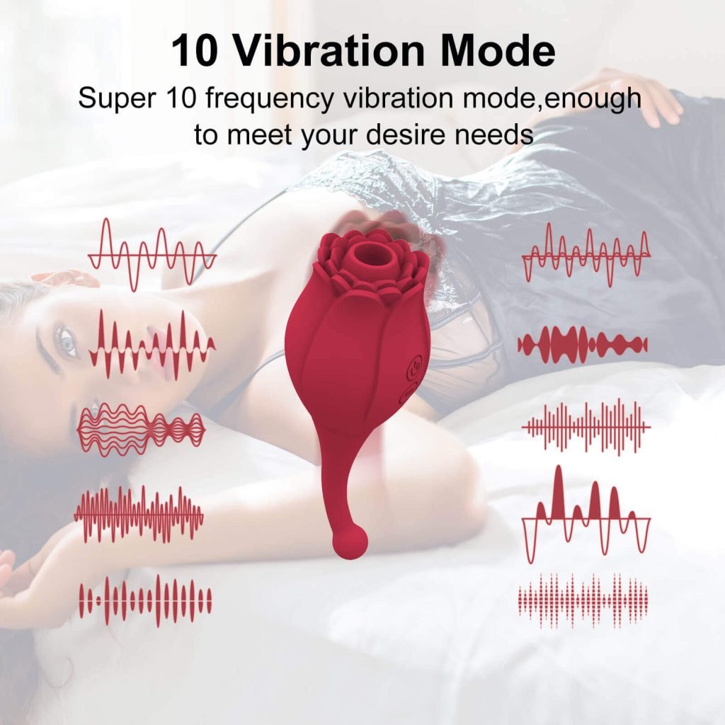 rose clitoris sucking toy 10 vibration mode