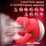sexual rose toy suction and licking modes